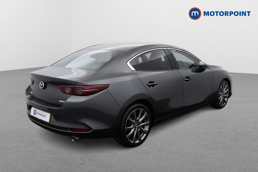 Mazda 3 Gt Sport Manual Petrol-Electric Hybrid Saloon - Stock Number (1497982) - Drivers side rear corner