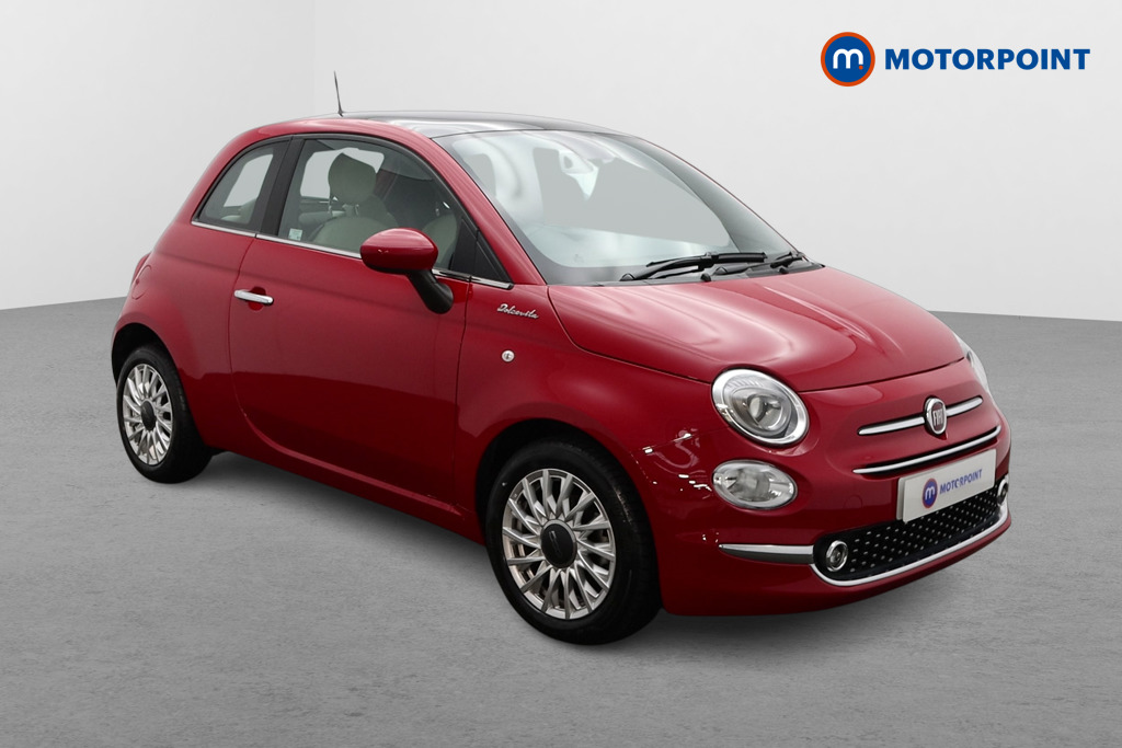 Fiat 500 Dolcevita Manual Petrol-Electric Hybrid Hatchback - Stock Number (1498250) - Drivers side front corner