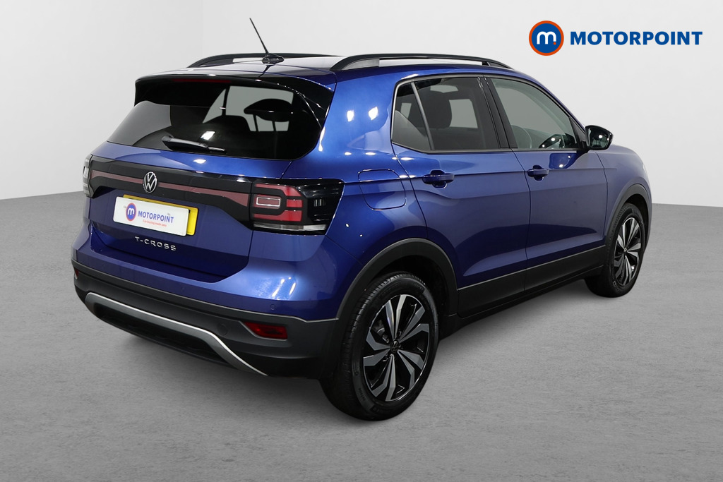 Volkswagen T-Cross Black Edition Manual Petrol SUV - Stock Number (1503218) - Drivers side rear corner