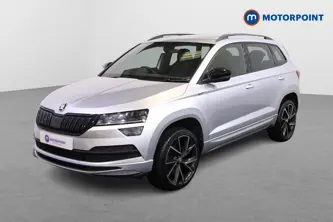 Skoda Karoq Sport Line Automatic Petrol SUV - Stock Number (1503223) - Passenger side front corner