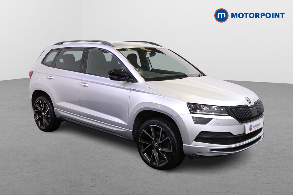 Skoda Karoq Sport Line Automatic Petrol SUV - Stock Number (1503223) - Drivers side front corner