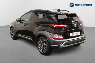 Hyundai Kona Premium Automatic Petrol-Electric Hybrid SUV - Stock Number (1501671) - Passenger side rear corner