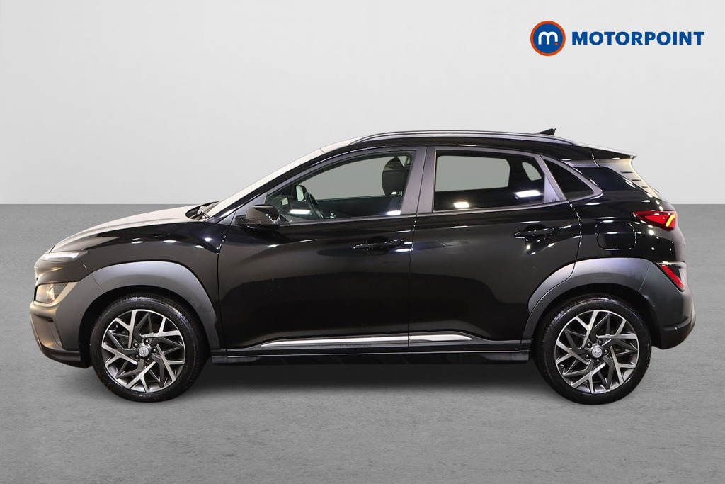 Hyundai Kona Premium Automatic Petrol-Electric Hybrid SUV - Stock Number (1501671) - Passenger side