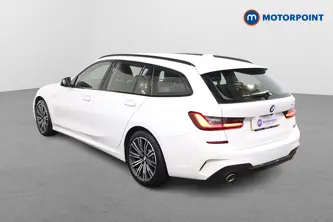 BMW 3 Series M Sport Automatic Petrol Plug-In Hybrid Estate - Stock Number (1503682) - Passenger side rear corner