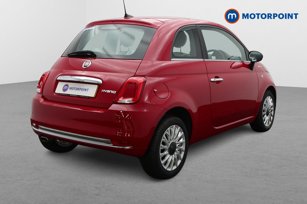 Fiat 500 Dolcevita Manual Petrol-Electric Hybrid Hatchback - Stock Number (1484115) - Drivers side rear corner