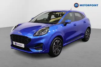 Ford Puma St-Line Automatic Petrol-Electric Hybrid SUV - Stock Number (1500576) - Passenger side front corner