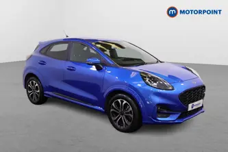 Ford Puma St-Line Automatic Petrol-Electric Hybrid SUV - Stock Number (1500576) - Drivers side front corner