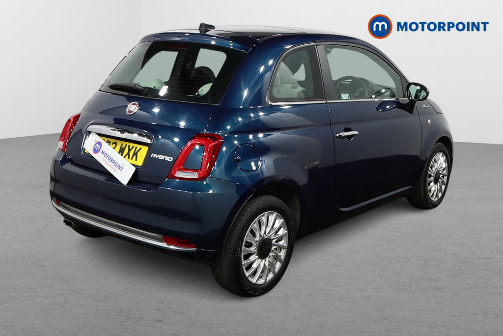 Fiat 500 Dolcevita Manual Petrol-Electric Hybrid Hatchback - Stock Number (1500966) - Drivers side rear corner