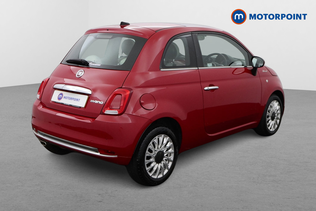 Fiat 500 Dolcevita Manual Petrol-Electric Hybrid Hatchback - Stock Number (1502971) - Drivers side rear corner