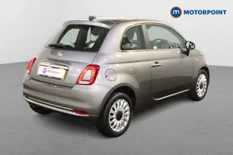 Fiat 500 Dolcevita Manual Petrol-Electric Hybrid Hatchback - Stock Number (1503825) - Drivers side rear corner