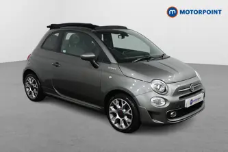 Fiat 500 Sport Manual Petrol-Electric Hybrid Convertible - Stock Number (1500481) - Drivers side front corner