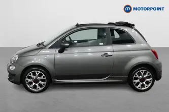 Fiat 500 Sport Manual Petrol-Electric Hybrid Convertible - Stock Number (1500481) - Passenger side