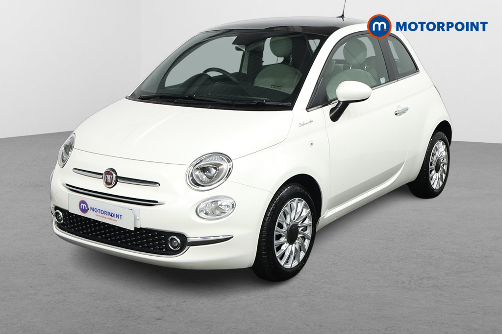 Fiat 500 Dolcevita Manual Petrol-Electric Hybrid Hatchback - Stock Number (1500949) - Passenger side front corner