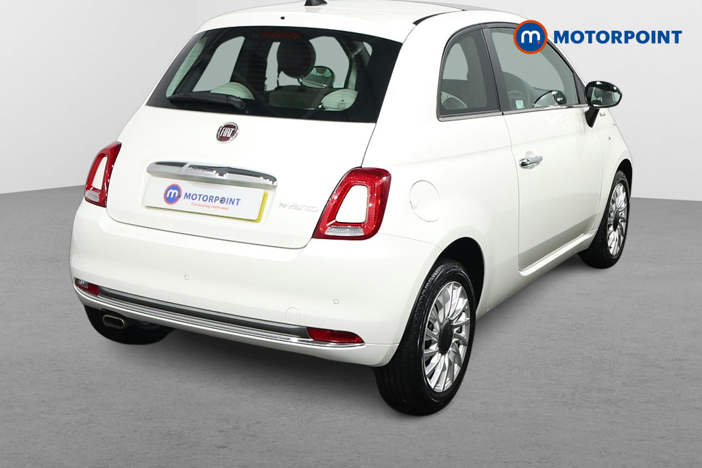 Fiat 500 Dolcevita Manual Petrol-Electric Hybrid Hatchback - Stock Number (1500949) - Drivers side rear corner