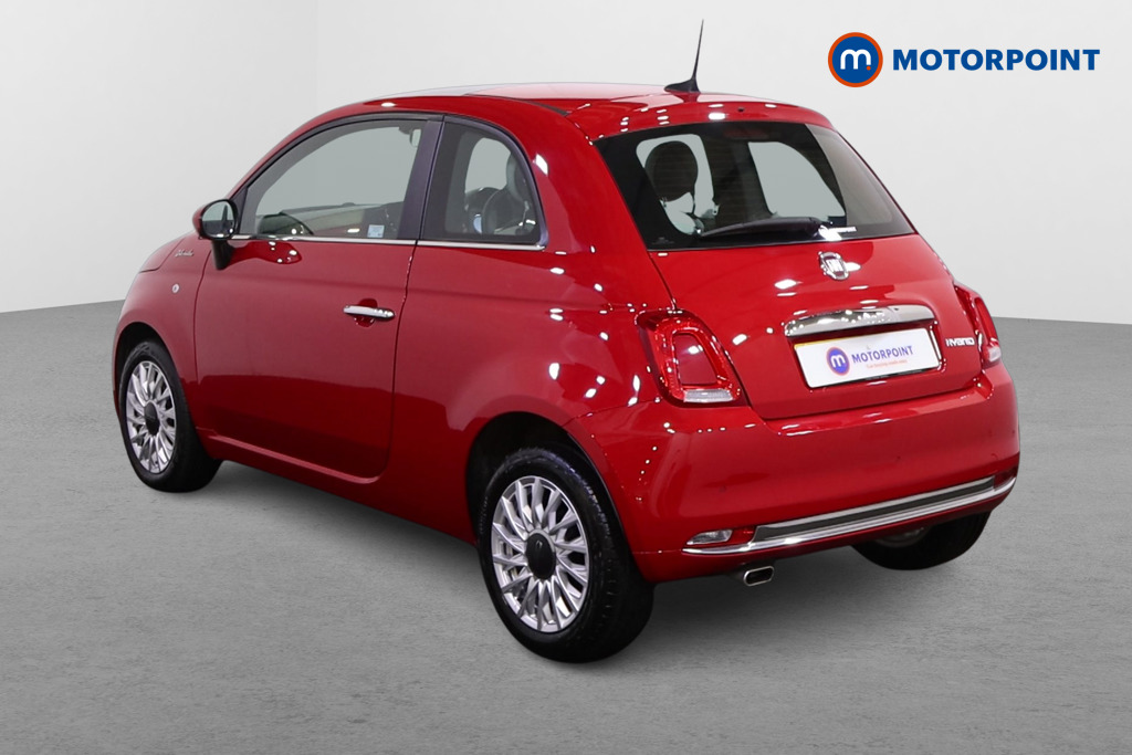 Fiat 500 Dolcevita Manual Petrol-Electric Hybrid Hatchback - Stock Number (1502954) - Passenger side rear corner