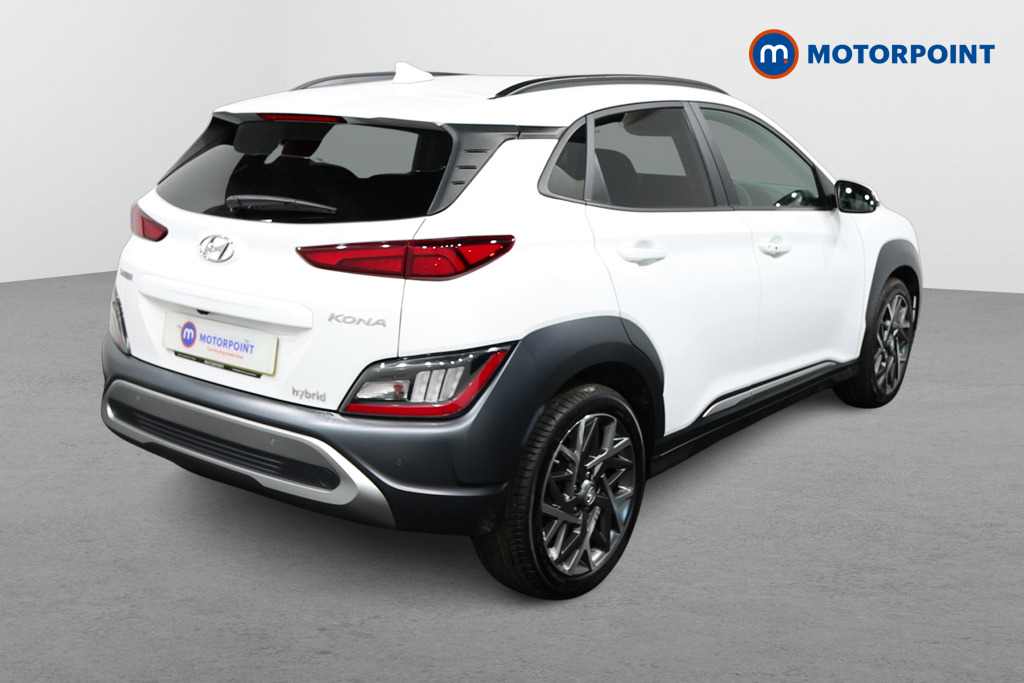 Hyundai Kona Premium Automatic Petrol-Electric Hybrid SUV - Stock Number (1489314) - Drivers side rear corner