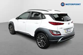 Hyundai Kona Premium Automatic Petrol-Electric Hybrid SUV - Stock Number (1489314) - Passenger side rear corner