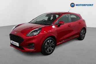 Ford Puma St-Line Manual Petrol-Electric Hybrid SUV - Stock Number (1500577) - Passenger side front corner