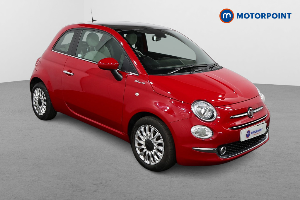 Fiat 500 Dolcevita Manual Petrol-Electric Hybrid Hatchback - Stock Number (1502989) - Drivers side front corner