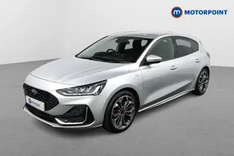 Ford Focus St-Line Vignale Automatic Petrol-Electric Hybrid Hatchback - Stock Number (1505103) - Passenger side front corner