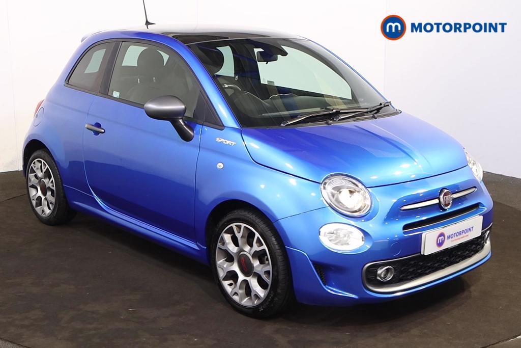 Fiat 500 Sport Manual Petrol-Electric Hybrid Hatchback - Stock Number (1505127) - Drivers side front corner