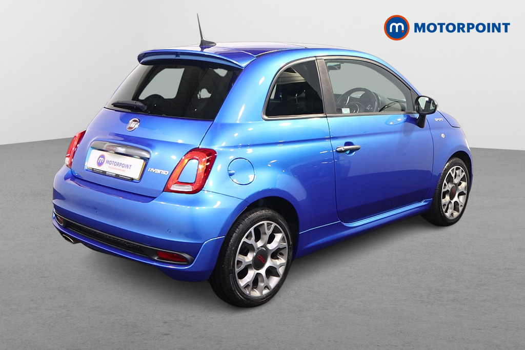 Fiat 500 Sport Manual Petrol-Electric Hybrid Hatchback - Stock Number (1505127) - Drivers side rear corner