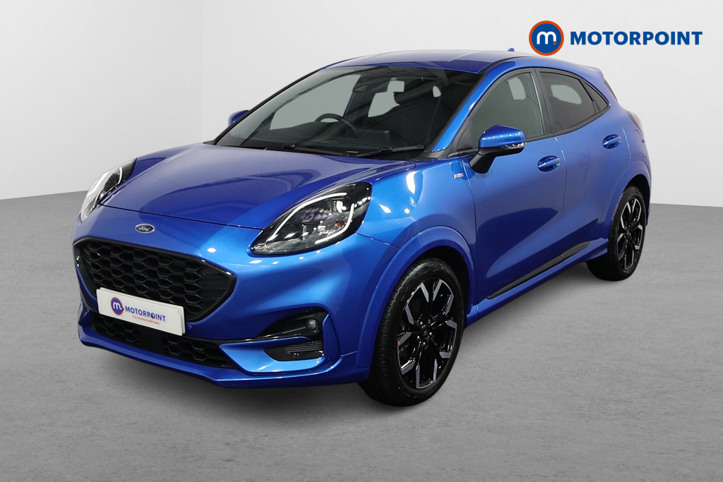 Ford Puma St-Line X Automatic Petrol-Electric Hybrid SUV - Stock Number (1506495) - Passenger side front corner