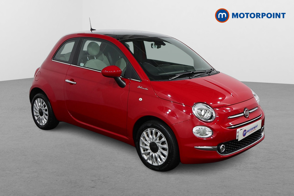 Fiat 500 Dolcevita Manual Petrol-Electric Hybrid Hatchback - Stock Number (1502955) - Drivers side front corner