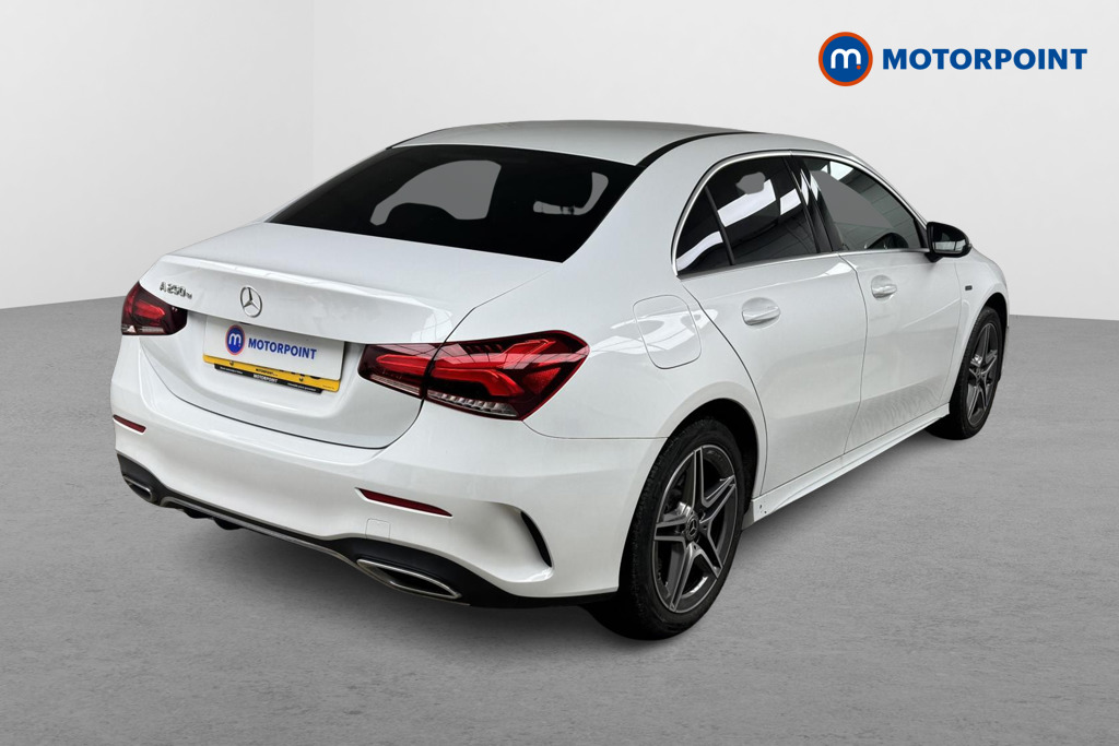 Mercedes-Benz A Class Amg Line Automatic Petrol Plug-In Hybrid Saloon - Stock Number (1499614) - Drivers side rear corner