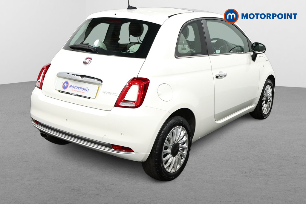 Fiat 500 Dolcevita Manual Petrol-Electric Hybrid Hatchback - Stock Number (1500958) - Drivers side rear corner