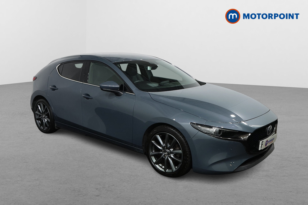 Mazda 3 Gt Sport Manual Petrol-Electric Hybrid Hatchback - Stock Number (1436789) - Drivers side front corner