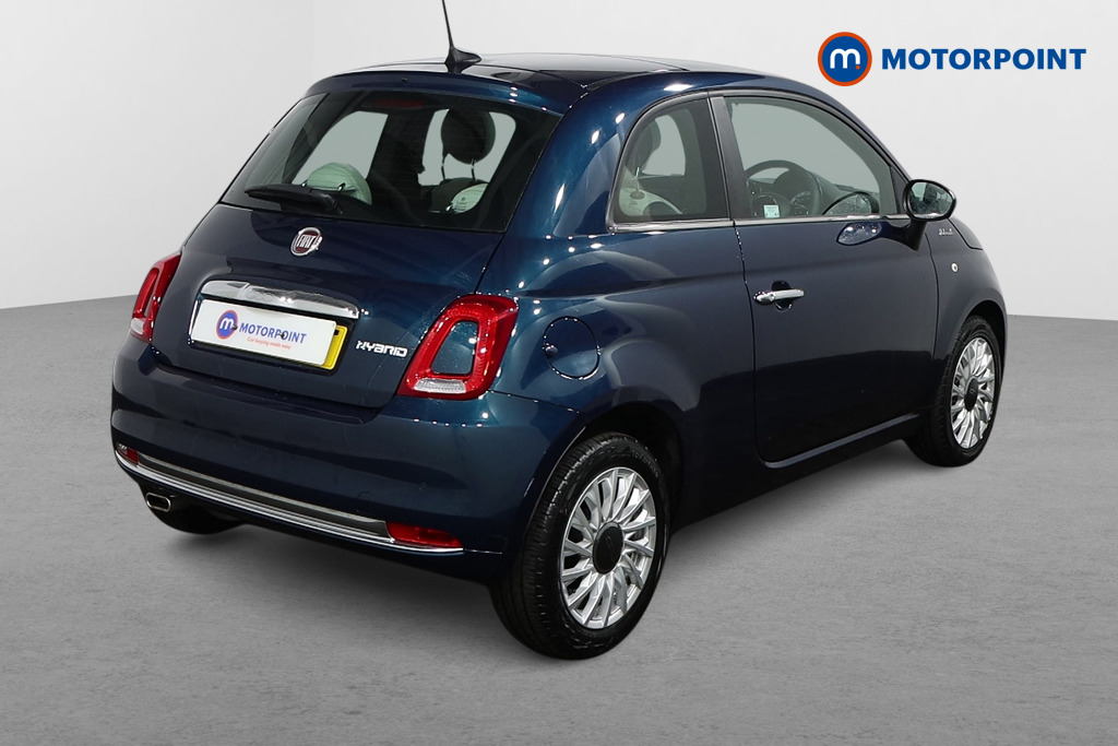 Fiat 500 Dolcevita Manual Petrol-Electric Hybrid Hatchback - Stock Number (1507031) - Drivers side rear corner