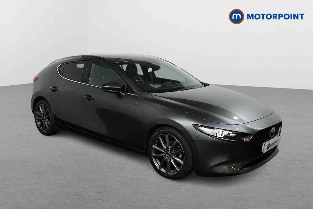 Mazda 3 Gt Sport Manual Petrol-Electric Hybrid Hatchback - Stock Number (1497360) - Drivers side front corner