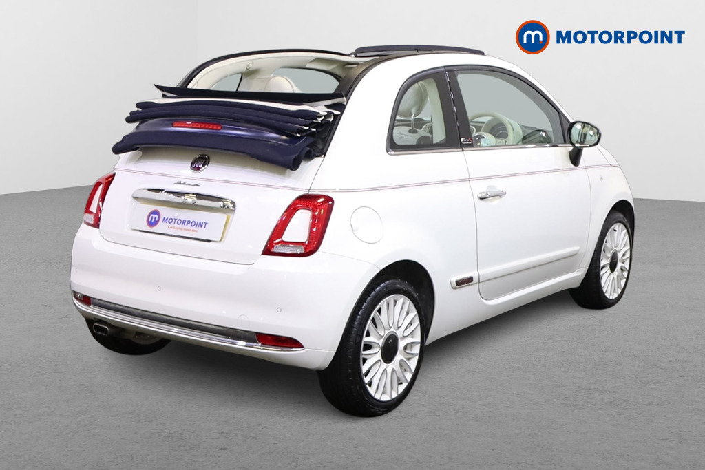 Fiat 500 Dolcevita Manual Petrol Convertible - Stock Number (1500250) - Drivers side rear corner