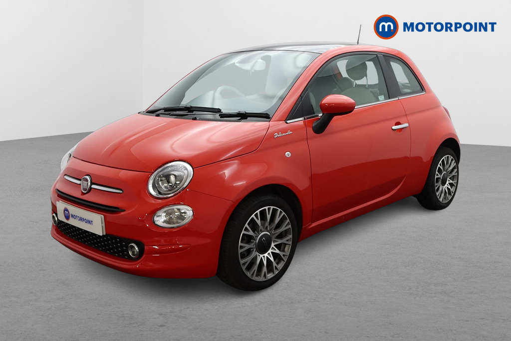 Fiat 500 Dolcevita Manual Petrol-Electric Hybrid Hatchback - Stock Number (1501105) - Passenger side front corner