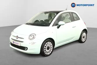 Fiat 500 Lounge Manual Petrol-Electric Hybrid Hatchback - Stock Number (1502879) - Passenger side front corner