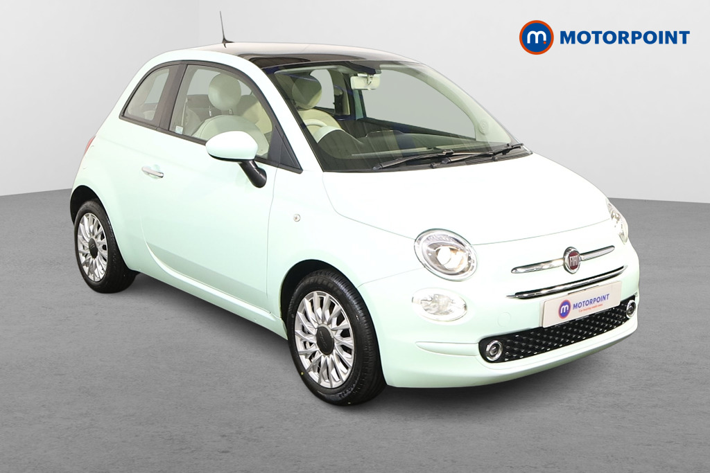 Fiat 500 Lounge Manual Petrol-Electric Hybrid Hatchback - Stock Number (1502879) - Drivers side front corner