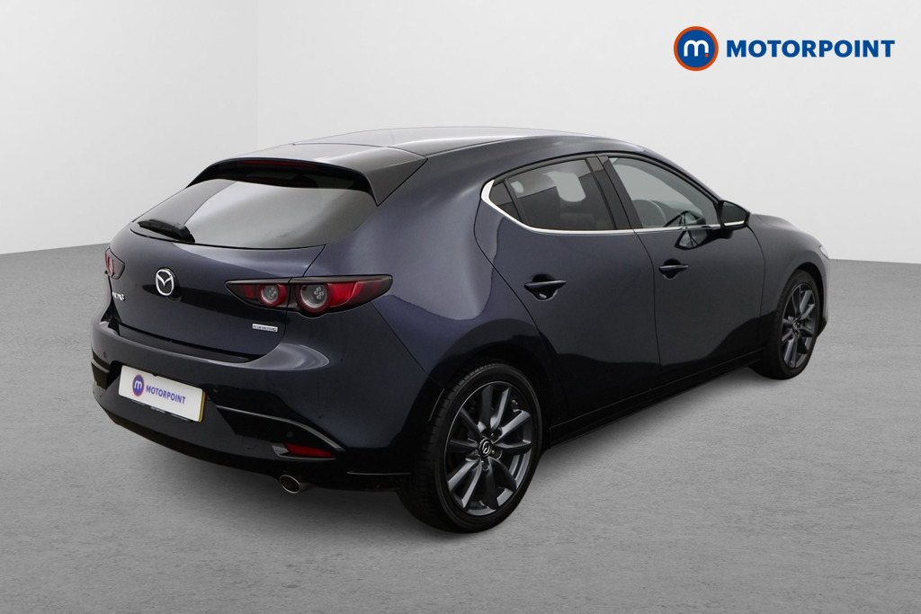 Mazda 3 Sport Lux Manual Petrol-Electric Hybrid Hatchback - Stock Number (1489911) - Drivers side rear corner