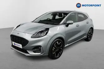 Ford Puma St-Line X Manual Petrol-Electric Hybrid SUV - Stock Number (1500490) - Passenger side front corner