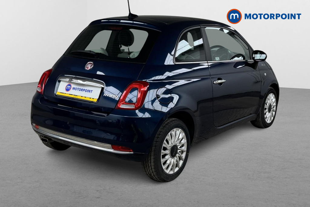 Fiat 500 Dolcevita Manual Petrol-Electric Hybrid Hatchback - Stock Number (1500976) - Drivers side rear corner