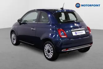 Fiat 500 Dolcevita Manual Petrol-Electric Hybrid Hatchback - Stock Number (1500977) - Passenger side rear corner