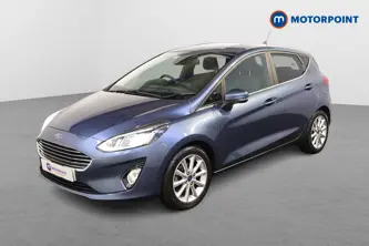 Ford Fiesta Titanium Manual Petrol-Electric Hybrid Hatchback - Stock Number (1503653) - Passenger side front corner