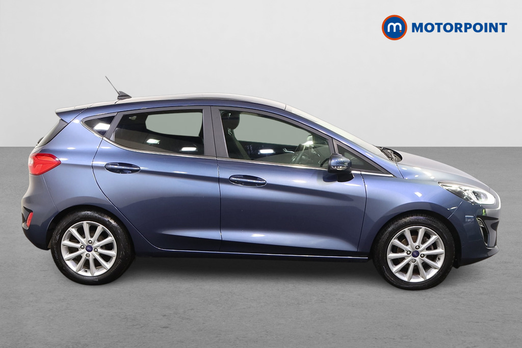 Ford Fiesta Titanium Manual Petrol-Electric Hybrid Hatchback - Stock Number (1503653) - Drivers side