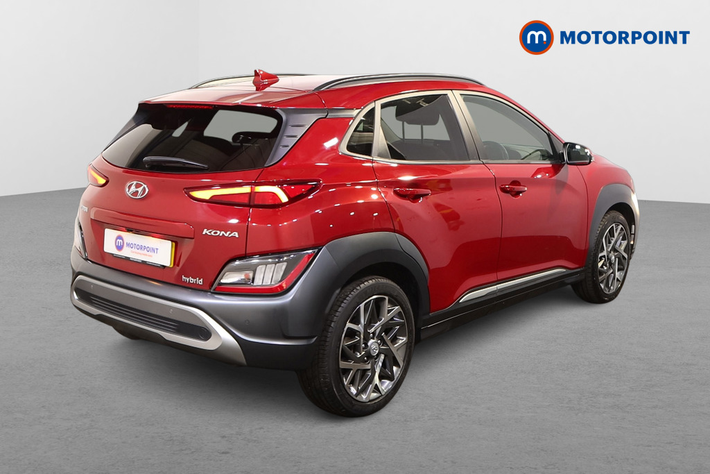 Hyundai Kona Premium Automatic Petrol-Electric Hybrid SUV - Stock Number (1504074) - Drivers side rear corner