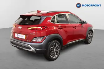 Hyundai Kona Premium Automatic Petrol-Electric Hybrid SUV - Stock Number (1504074) - Drivers side rear corner