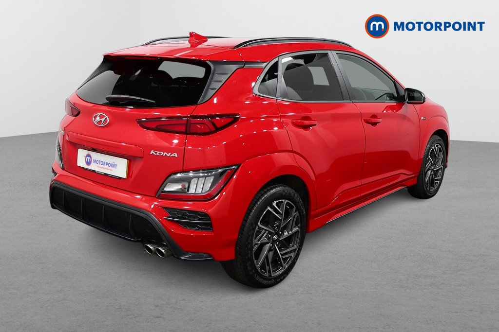 Hyundai Kona N Line Manual Petrol-Electric Hybrid SUV - Stock Number (1505354) - Drivers side rear corner