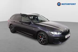 BMW 5 Series M Sport Automatic Petrol Plug-In Hybrid Estate - Stock Number (1498892) - Drivers side front corner