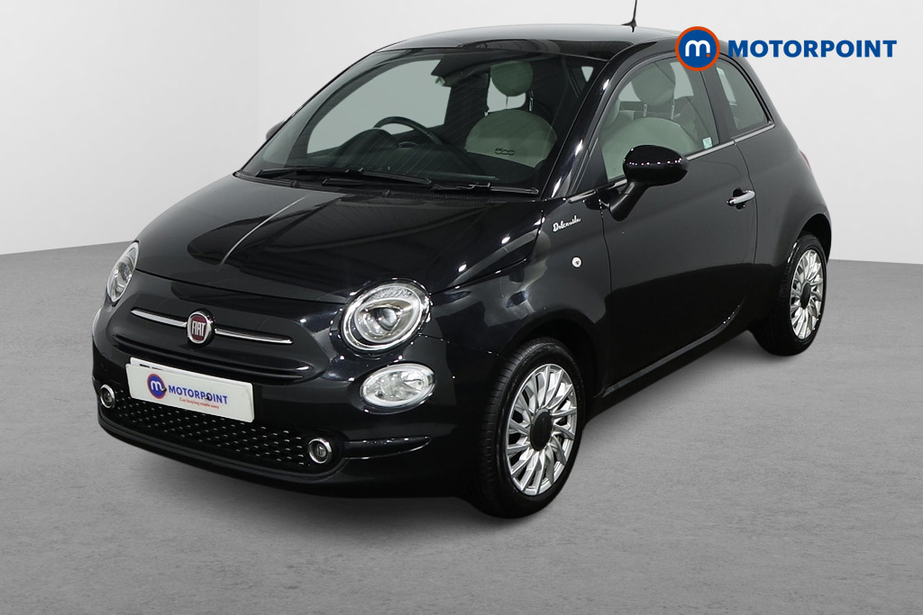 Fiat 500 Dolcevita Manual Petrol-Electric Hybrid Hatchback - Stock Number (1501633) - Passenger side front corner