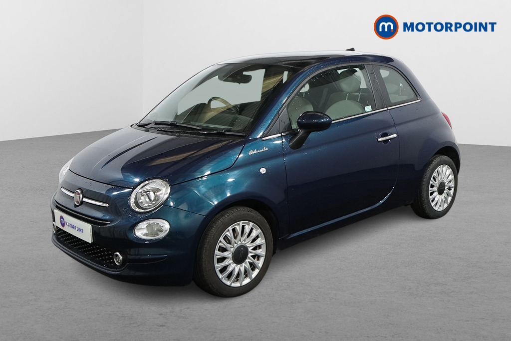 Fiat 500 Dolcevita Manual Petrol-Electric Hybrid Hatchback - Stock Number (1501635) - Passenger side front corner