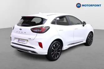 Ford Puma St-Line Vignale Manual Petrol-Electric Hybrid SUV - Stock Number (1507828) - Drivers side rear corner